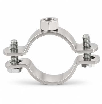 RVS buisklem 110-116 mm met draadmoer M10, Verzenden, Nieuw