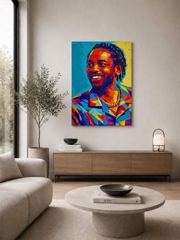 Azzurra Lo Bello - Kendrick Lamar – Global Hip Hop rapper, Antiek en Kunst, Kunst | Designobjecten