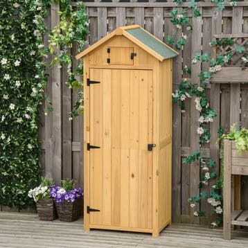 TRUUSK Gereedschapshuis met Planken - Asfaltdak - Venster -, Tuin en Terras, Verzenden, Nieuw
