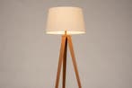 Rietveld Vloerlampen - Bruin, Beige - Stof, Metaal, Verzenden, Nieuw