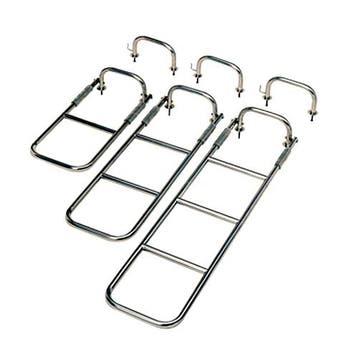 Zwemtrap RVS, inklapbaar+1 losse trede-4 treden, lengte 65cm, Watersport en Boten, Accessoires en Onderhoud, Ophalen of Verzenden