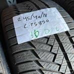 2 x Continental Winter TS850 245-40-18 Winterbanden 7mm, 18 inch, Band(en), Personenwagen, Gebruikt