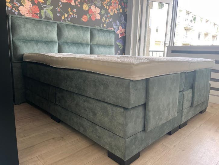 Elektrisch Boxspring 90x200 120 200 160 200 180 200 210 220, Huis en Inrichting, Slaapkamer | Boxsprings, 180 cm, 200 cm, Wit