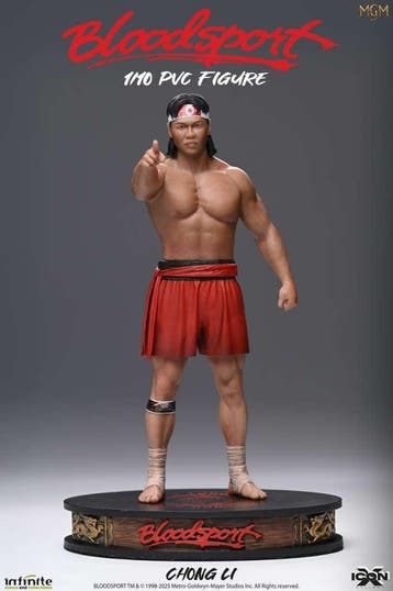 Bloodsport PVC Statue 1/10 Chong Li 20 cm, Ophalen of Verzenden, Nieuw