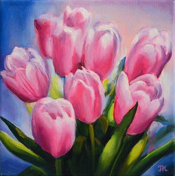 Genadiy Kolisniy (1968) - Tulips, Still life
