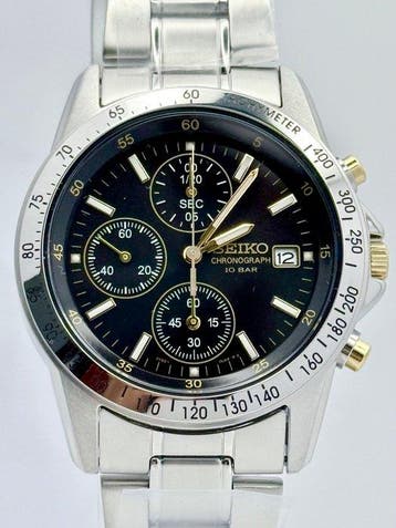 Seiko - Chronograph - Zonder minimumprijs - SBTQ043 - Heren