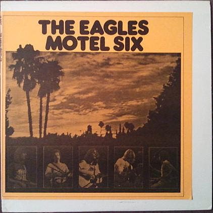 LP gebruikt - The Eagles - Motel Six, Cd's en Dvd's, Vinyl | Rock, Zo goed als nieuw, Verzenden