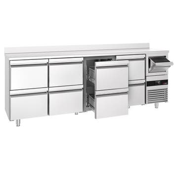GGM Gastro | Barkoelkast PREMIUM - 2690x600mm - 775l - met 8, Verzenden, Nieuw in verpakking, Meubilair