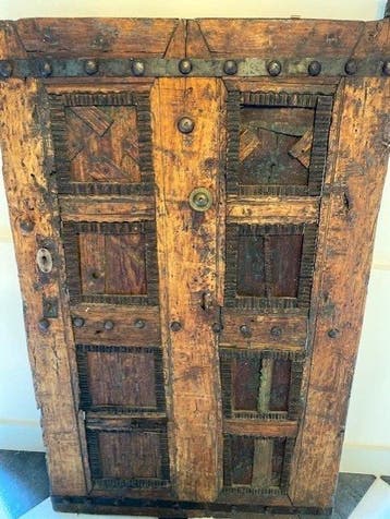Casbah deur - Hout - Marokko - 19e - vroeg 20e eeuw