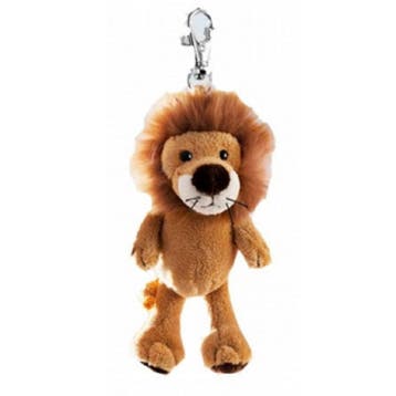 Pluche mini leeuw knuffel sleutelhanger - 10 cm - clip, Verzenden, Nieuw