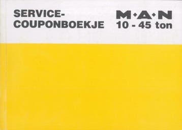 197? MAN 10-45 ton Service & Garantieboekje Nederlands, Auto diversen, Handleidingen en Instructieboekjes, Verzenden