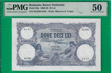 Roemenië. - 20 Lei - 1920 - Pick 20a (Zonder minimumprijs)
