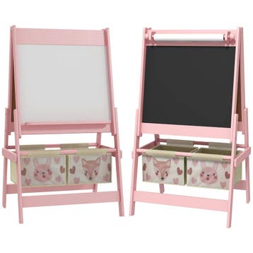 AIYAPLAY 3-in-1 Kinder Ezel Met Papierrol, Krijtbord, Whiteb, Verzenden, Nieuw
