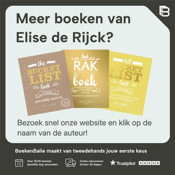 Het bucketlist boek voor koppels met vakantie - Elise de, Verzenden, Zo goed als nieuw, Elise de Rijck