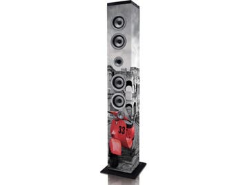 Ices IBT-6 - Bluetooth speaker - FM radio USB SD AUX - Roma, Verzenden, Zo goed als nieuw