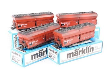 Märklin H0 - 4624 - Modeltrein goederenwagon (4) - Vier, Nieuw