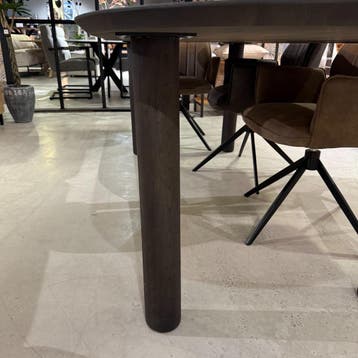 Eettafel Oranta - 240x100 - Massief Eiken Bruin - IN.HOUSE, Eikenhout, Nieuw, 150 tot 200 cm, 50 tot 100 cm