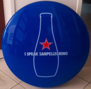 Naambord San Pellegrino - Reclamebord - Polycarbonaat