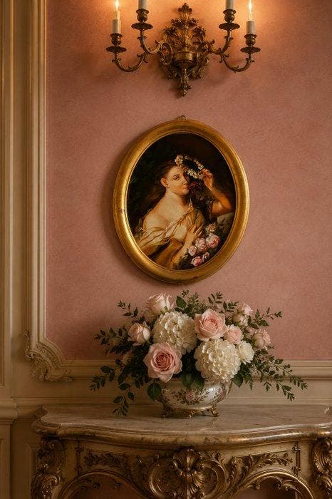 LORETTA GALLI - FLORA, Antiek en Kunst, Kunst | Schilderijen | Modern