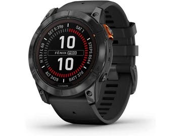 Garmin Fenix 7X Pro Solar Bluetooth 51 mm - Zwart, Verzenden, Nieuw, Garmin