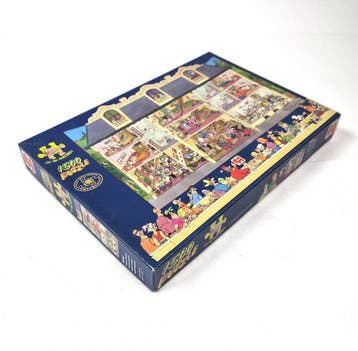 Vintage Jan van Haasteren – vormpuzzel, Jumbo, Hobby en Vrije tijd, Verzenden, Gebruikt