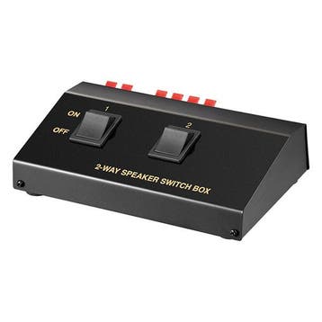 Luidspreker switch | Goobay | 2 speakers, Verzenden, Nieuw