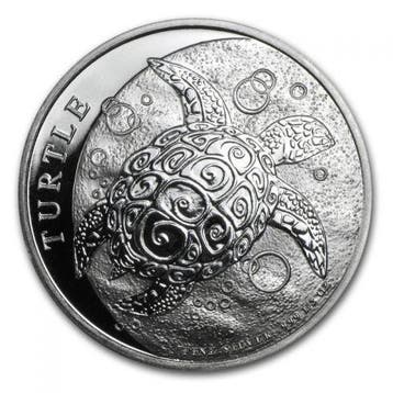 Niue Schildpad 1/2 oz 2018, Verzenden, Munten