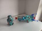 Japanese Manufacturers - Blikken speelgoed - 2x Space Toys -