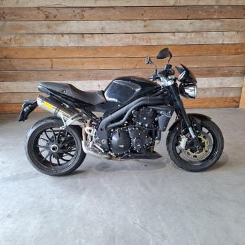 Motor, Triumph, Speed Triple 1050, Zwart, 2009