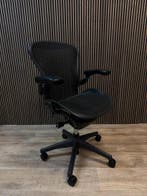 Refurbished Herman Miller Aeron Bureaustoelen, Incl Garantie, Verzenden, Zo goed als nieuw, Zwart, Bureaustoel
