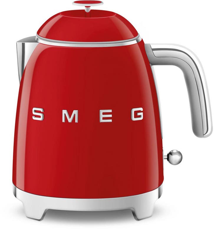 Smeg KLF05RDEU retro jaren 50 waterkoker - rood, Witgoed en Apparatuur, Waterkokers, Nieuw, Verzenden