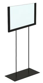 Display hoog A5 zwart liggend ST0041