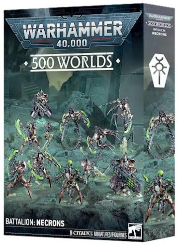 500 Worlds Battalion: Necrons, Hobby en Vrije tijd, Gezelschapsspellen | Bordspellen, Ophalen of Verzenden, Nieuw