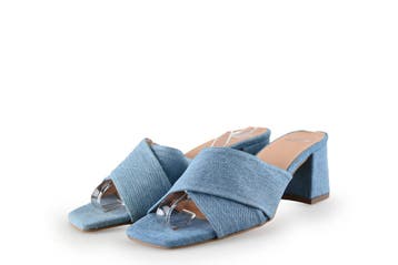 Manfield Muiltjes in maat 37 Blauw, Overige typen, Zo goed als nieuw, Manfield, Verzenden