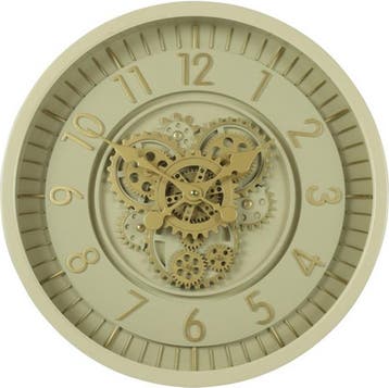 Wandklok Celestial Creme - Ø46 cm, Ophalen of Verzenden, Nieuw