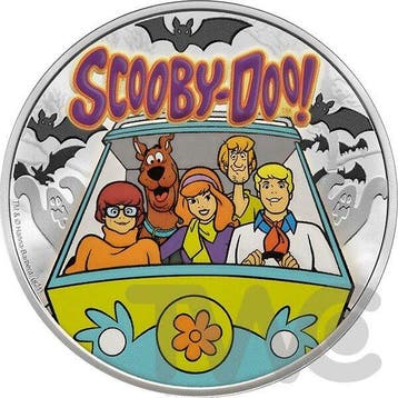 Barbados. 1 Dollar 2021 Scooby-Doo 1/2 oz Proof (.999)