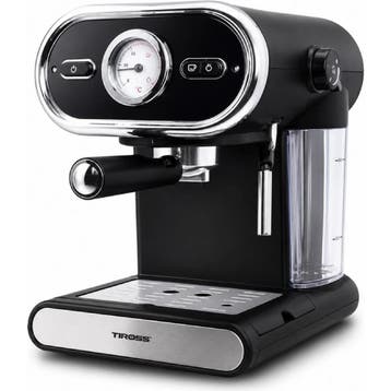 TIROSS Espressomachine 15 bar met 1100 W, melkopschuimer,..., Ophalen of Verzenden, Nieuw