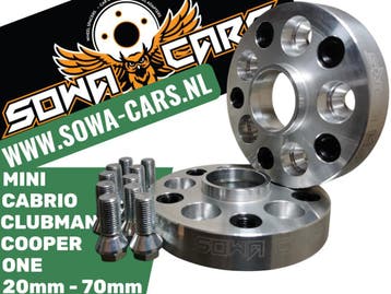 Spoorverbreders Spacers Mini One Clubman Cooper 5x112 66,5, Verzenden