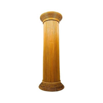 Standaard - Rattan Potloodriet Display Sokkelkolom - Hout -
