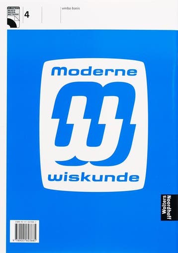 Moderne wiskunde 4 Vmbo basis deel Werkboek dr 9789001603885, Verzenden, Zo goed als nieuw