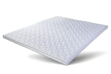 4D topper - HR55 koudschuim - 9 cm - 180/200cm, Nieuw, Tweepersoons, Wit, Overige typen