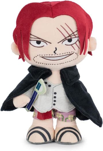 One Piece Shanks Knuffel 28 cm, Ophalen of Verzenden, Nieuw