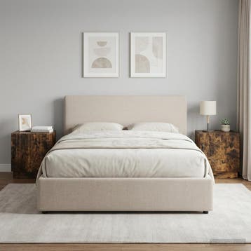vidaXL Nachtkastje 2 st Gerookt eiken 43 x 34,5 x 47 cm, Minder dan 45 cm, Verzenden, Nieuw, Minder dan 55 cm