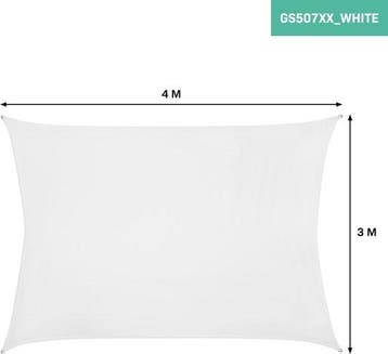 2dekans | VONROC Premium Schaduwdoek - Tarp - Rechthoek -, Ophalen of Verzenden, Zo goed als nieuw