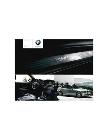 2008 BMW 3 SERIE INDIVIDUAL BROCHURE ENGELS, Boeken, Nieuw, BMW, Author