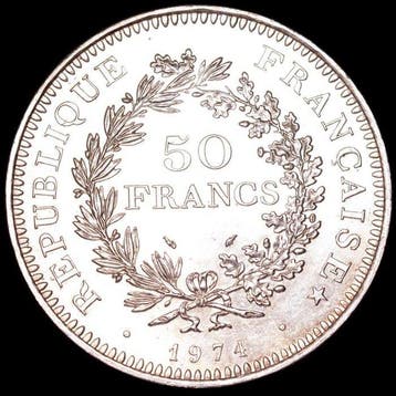 Frankrijk. 50 Francs 1974 Hercule (Zonder minimumprijs)