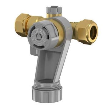 Flamco Flopress inlaatcombinatie 15 mm knel 8 bar 27181, Nieuw