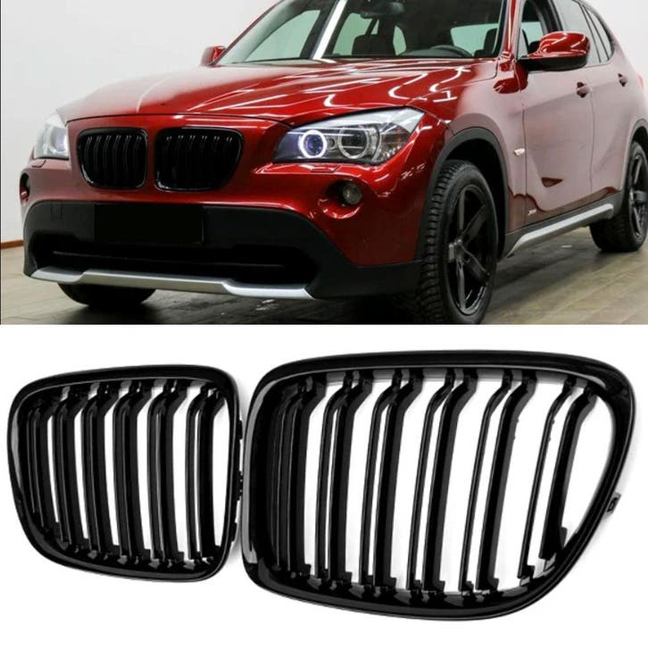 Sport Grille geschikt voor BMW X1 E84 dubbele spijl glans zw, Auto-onderdelen, Carrosserie en Plaatwerk, Nieuw, Ophalen of Verzenden