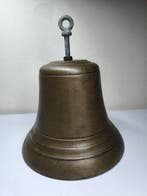Decoratieve bel - Grote antieke bronzen klok - Frankrijk -, Antiek en Kunst