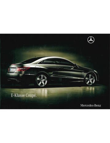 2009 MERCEDES BENZ E KLASSE COUPÉ BROCHURE NEDERLANDS, Nieuw, Author